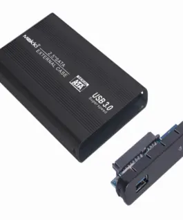 Makki Външна кутия за харддиск External Case 2.5″ SATA USB3.0 Aluminium