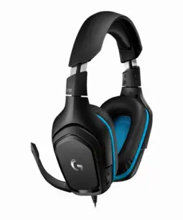Alternative view of ГЕЙМЪРСКИ СЛУШАЛКИ LOGITECH ZG432 - Black-Cyan - PN 981-000770