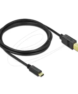 Кабел Delock USB-A 2.0 мъжко - USB-B мъжко 2 м Черен