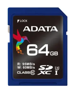 Adata SD XC Premier Pro 64GB UHS-1 U3/Class10 4K