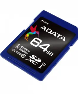 Alternative view of Adata SD XC Premier Pro 64GB UHS-1 U3/Class10 4K