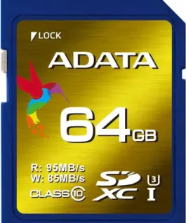 Adata SD XC XPG 64GB UHS-1 U3/Class10 4K 3D