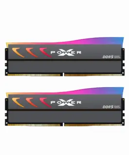 Памет за компютър Silicon Power Storm RGB 32GB(2x16GB) DDR5 UDIMM 6400MHz CL32