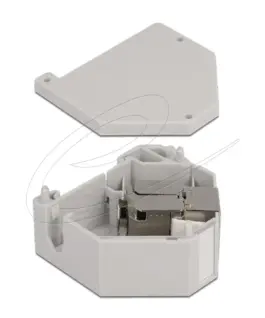 Alternative view of Delock DIN-рейков Адаптер с Keystone Модул RJ45 Cat.6A LSA