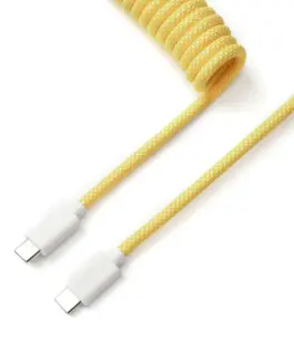 Кабел за клавиатура Keychron Coiled Aviator Yellow