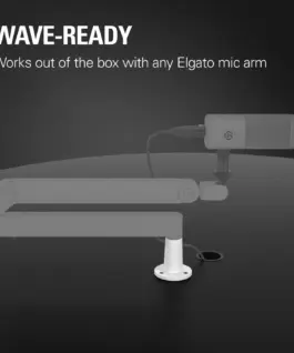 Alternative view of Elgato Desk Plate for Wave Mic Arm - плочка за монтаж на Elgato микрофон