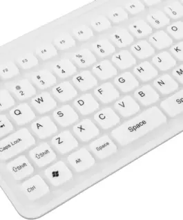 Esperanza KEYBOARD SILICONE EK126W USB/OTG FLEXIBLE бял