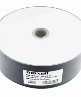 CD-R80 MAXELL 25 pk PRINTABLE 52 speed cake box