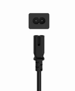 Alternative view of Захранващ кабел, Euro-plug, 2pin, 0.75м, 200731