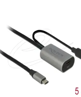 Delock Кабел активен удължителен USB-C към USB-C женско