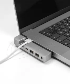 Alternative view of Докинг станция Delock for MacBook Pro / MacBook Air Thunderbolt 4, 5K Резолюция / 100 W PD / 10 Gbps Hub / LAN / Audio