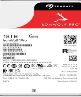 Alternative view of Хард диск SEAGATE IronWolf ST18000NT001, 18TB, 256MB Cache, SATA 6.0Gb/s