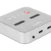 Докинг станция Delock 1 x M.2 NVMe SSD 1 x M.2 SATA SSD SD Express Card Reader
