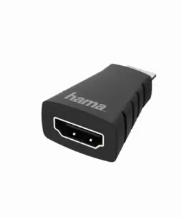 Адаптер HAMA 200347 Mini-HDMI мъжко - HDMI женско Ultra-HD 4K Черен