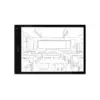 LED светеща подложка за рисуване HUION LED light pad LB3 Батерия