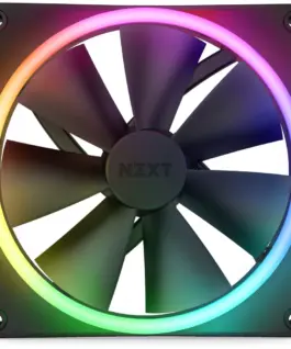 Вентилатор NZXT F140 RGB Duo Черен