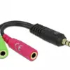 Аудио сплитер Delock 3.5мм  жак мъжко - 2 х 3.5 mm жак женско