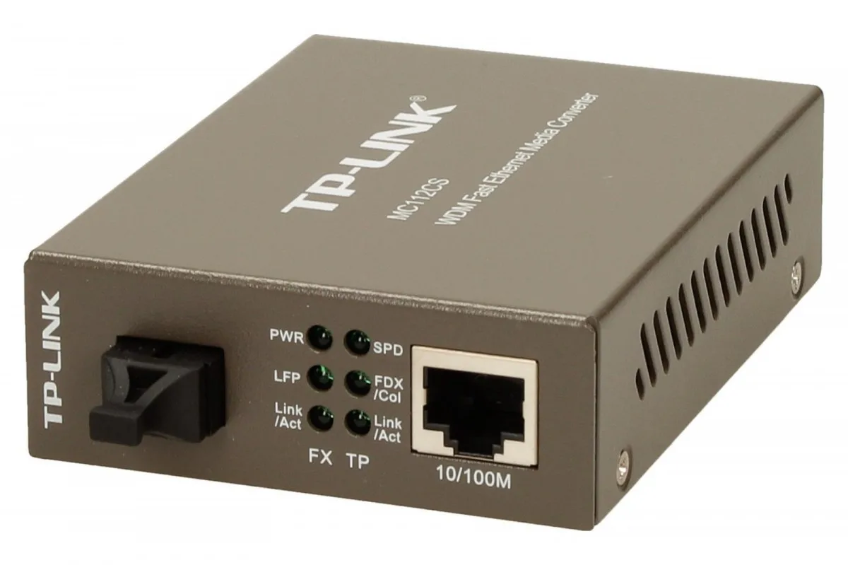 RJ-45 към SC fiber медиен конвертор TP-Link MC112CS - Image 4