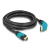 Delock Кабел HDMI 90° 48 Gbps 8K 60 Hz 3 м
