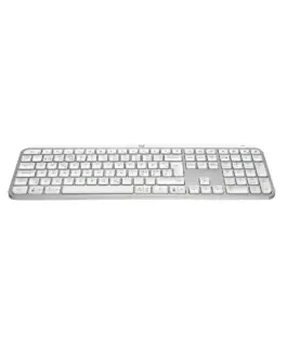 Alternative view of Безжична клавиатура Logitech MX keys S Illuminated, Pale gray
