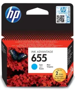 ГЛАВА ЗА HEWLETT PACKARD Deskjet ink advantage 3525/4615/4625/5522/6525 - Cyan - /655/ - PN