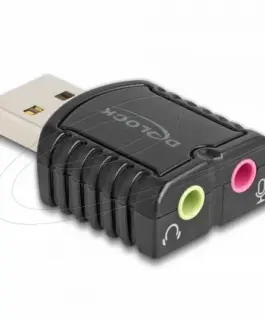 Delock Външна звукова карта USB 24 bit / 96 kHz