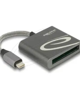 Четец Delock външен Card Reader for CFast 2.0 type I / II USB Type-C