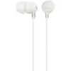 Sony слушалки тапи with mic MDR-EX15AP бял