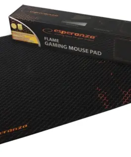 Esperanza PODKŁADKA за мишка GAMING EA146R FLAME черенO-POMARAŃCZOWA