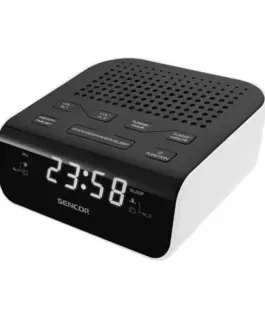 Sencor SRC 136 WH Radiobudzik wyświetlacz LED prog. 20 stacji FM