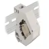 Delock DIN-рейков Адаптер с Keystone Модул RJ45 Cat.6A LSA