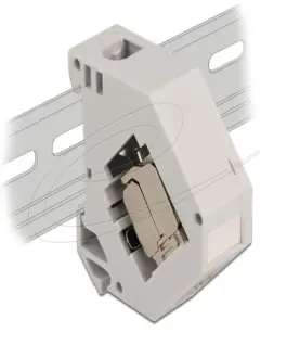 Delock DIN-рейков Адаптер с Keystone Модул RJ45 Cat.6A LSA