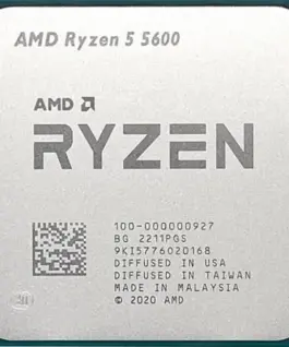 Процесор AMD Ryzen 5 5600 AM4 Socket 6 Cores 3.5GHz 35MB Cache 65W Tray