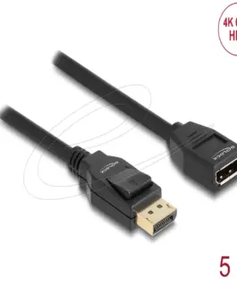 Alternative view of Delock Удължителен кабел DisplayPort 1.2, 4K, 60 Hz, 5 m