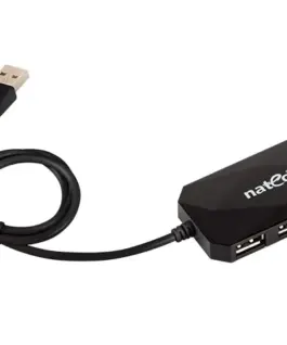 Natec USB Hub 4-PORT LOCUST черен