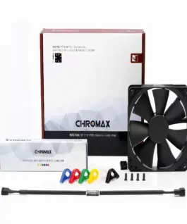 Alternative view of Вентилатор Noctua 120mm NF-F12 PWM Chromax.black.swap