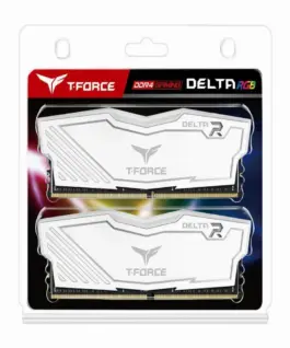 Памет за компютър Team Group T-Force Delta RGB White DDR4 16GB