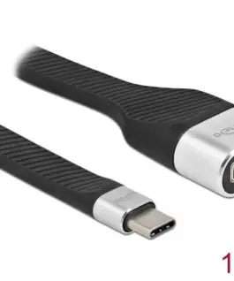Alternative view of Кабел Delock FPC Flat Ribbon, USB-C мъжко - HDMI женско, 4K 60 Hz, 14 cm