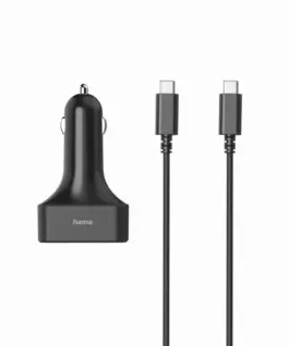 Зарядно за лаптоп за кола HAMA USB-C (PD) 5-20 V/ 65 W 200018