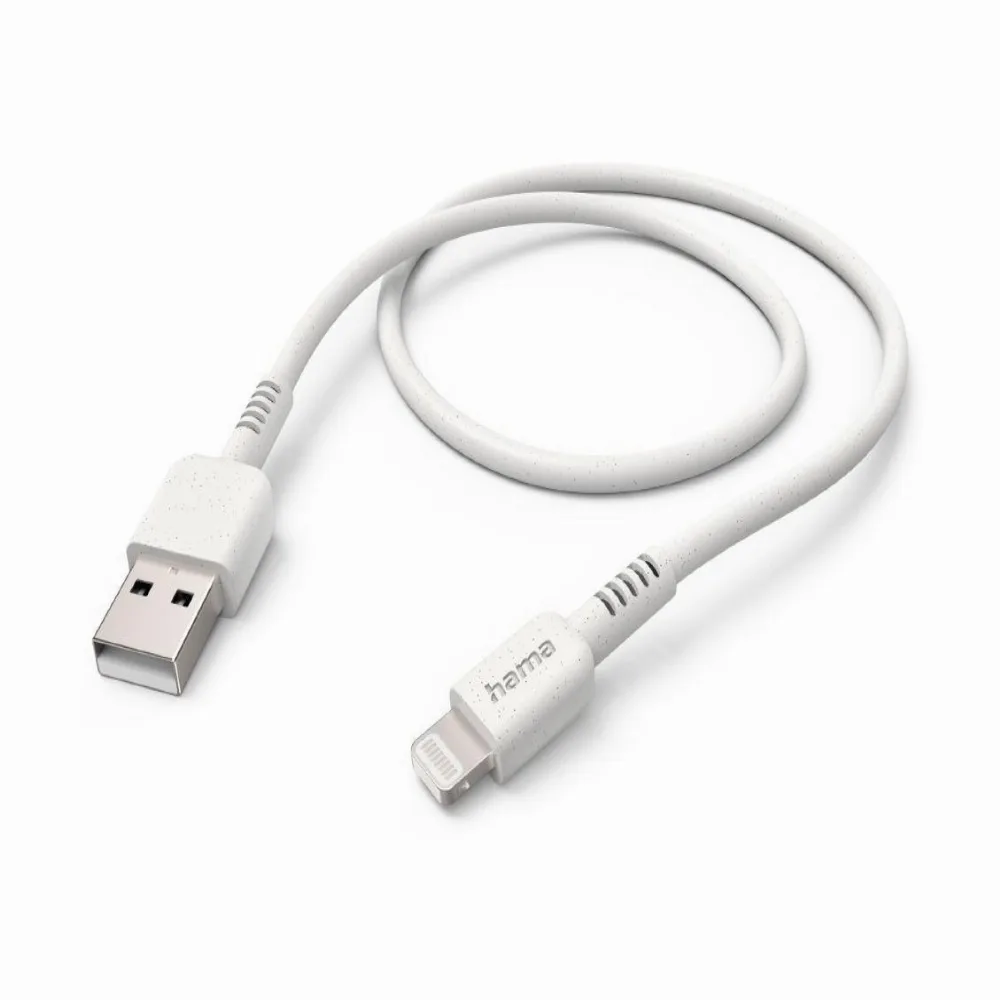 Кабел за зареждане HAMA "Eco", USB-A - Lightning, 1 м, 187283 - Image 3
