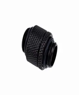 Alternative view of Адаптер съединител с вътрешна резба Alphacool, Въртящ се, G1/4, Черен мат
