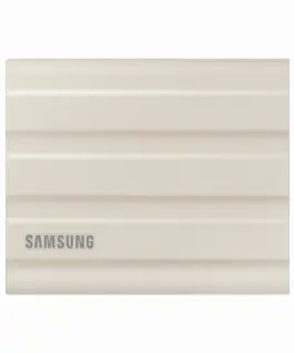 Външен SSD диск Samsung T7 Shield 2TB USB-C Бежов