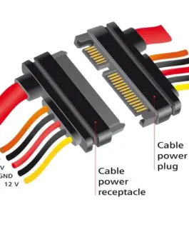 Удължителен кабел SATA III DeLock
