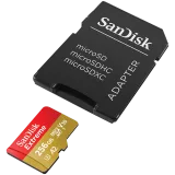 Alternative view of Карта памет SANDISK Extreme microSDXC 64GB + SD Adapter + 1 year RescuePRO Deluxe up to 170MB/s & 80MB/s Read/Write speeds A2 C10 V30 UHS-I U3