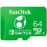 Alternative view of Карта памет SANDISK Nintendo MicroSDXC UHS-I card for Nintendo Switch, Yoshi Edition- 64GB, Up to 100MB/s read up to 90MB/s write