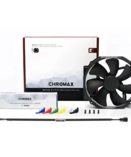 Alternative view of Вентилатор Noctua NF-A15HS PWM chromax black swap 150x140x25mm