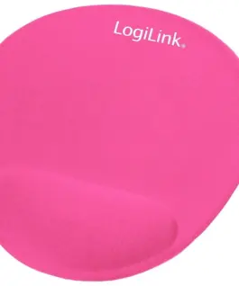 LogiLink Gel подложка за мишка розов