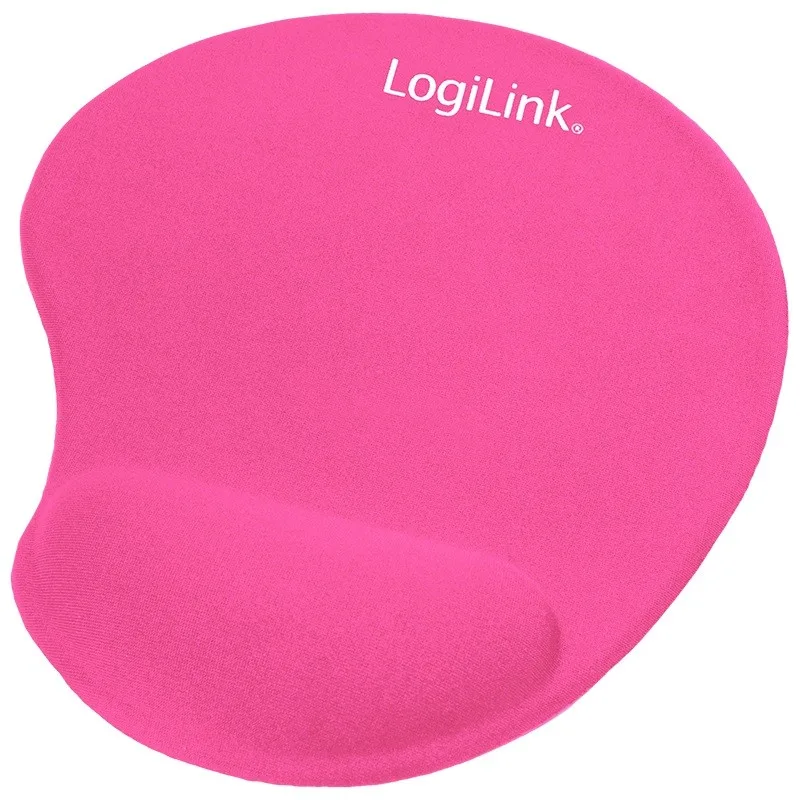 LogiLink Gel подложка за мишка розов