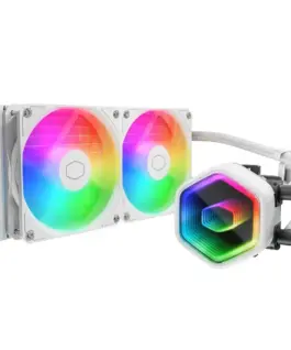 Охладител за процесор Cooler Master Master Liquid 240 Core II ARGB White Edition