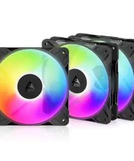 Комплект вентилатори 3-pack ARCTIC P12 Reverse Pro A-RGB 120mm PWM - 120x120x25